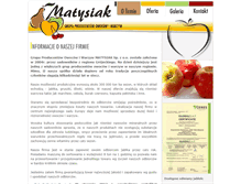 Tablet Screenshot of matysiak.com.pl